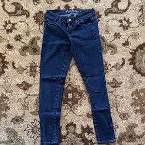 American Eagle Outfitters Dark Blue Skinny Jeans